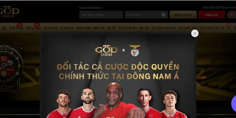 Nhà cái God55 không can thiệp vào các kết quả trả ra